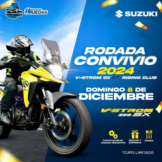 ¡RODADA CONVIVIO VSTROM SX GT RIDING CLUB!