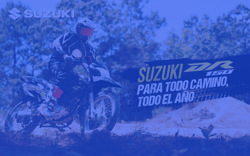 Suzuki DR150, para todo camino, todo el año