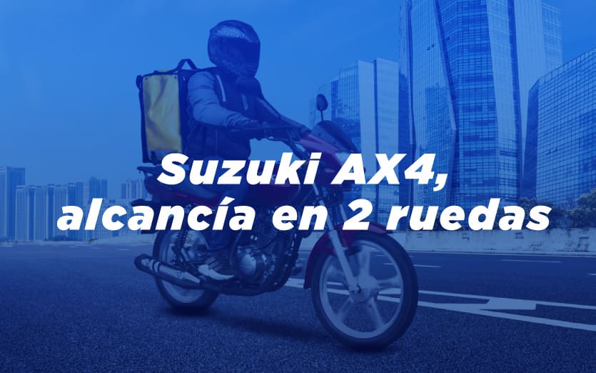 Suzuki AX4, alcancía en 2 ruedas