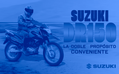 Suzuki DR150, la doble propósito conveniente