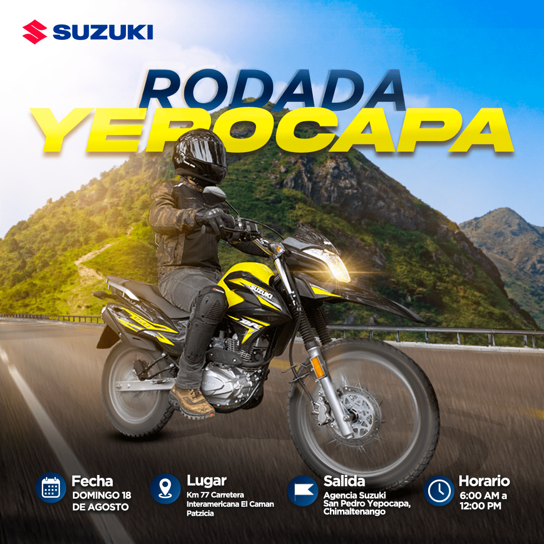 RODADA YEPOCAPA - Motos Suzuki Guatemala
