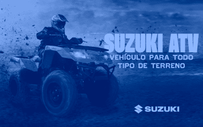 Suzuki ATV, vehículos para todo tipo de terreno… conveniencia