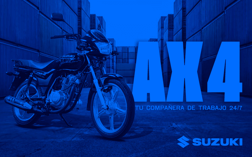 Suzuki AX4: tu compañera de trabajo 24/7